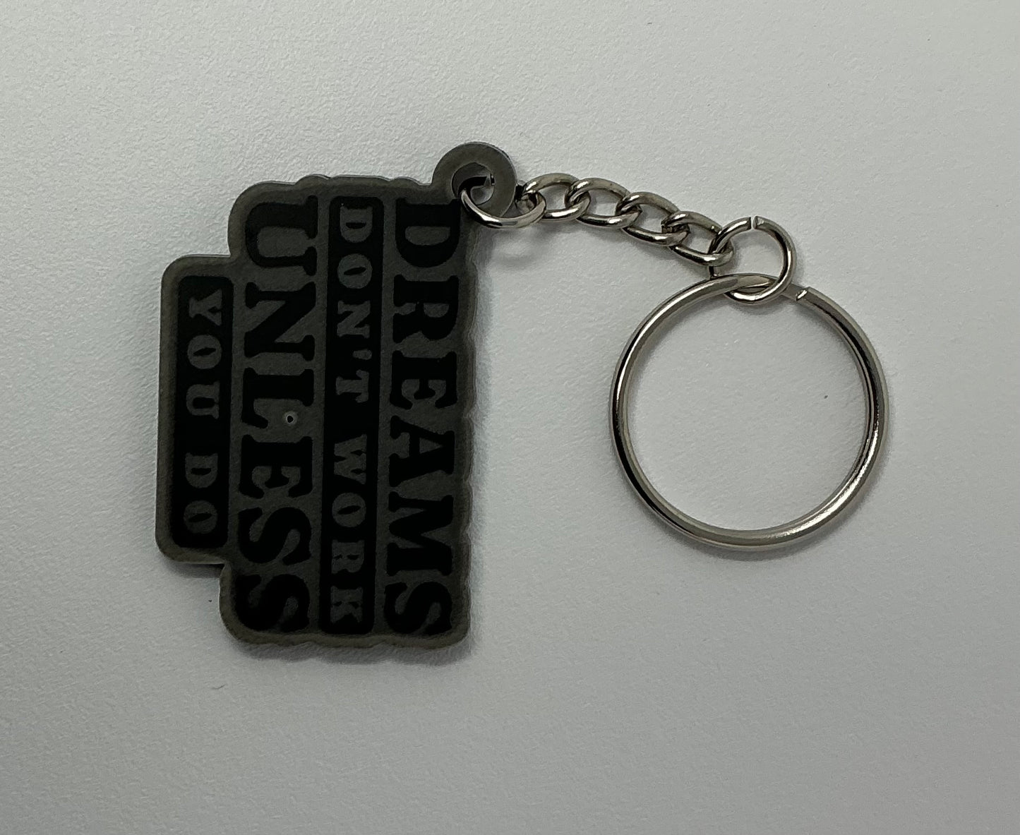 Black Acrylic Key chains